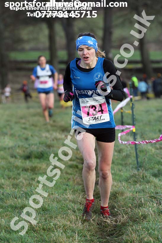 Senior womens cross country, 2019 North Eastern Cross Country Champs., Alnwick, Northumberland.  Photo: David T. Hewitson/Sports for All Pics